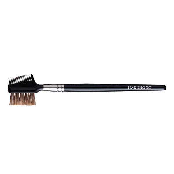 B030BkSL = K030 Brow Comb Brush Angled (black)