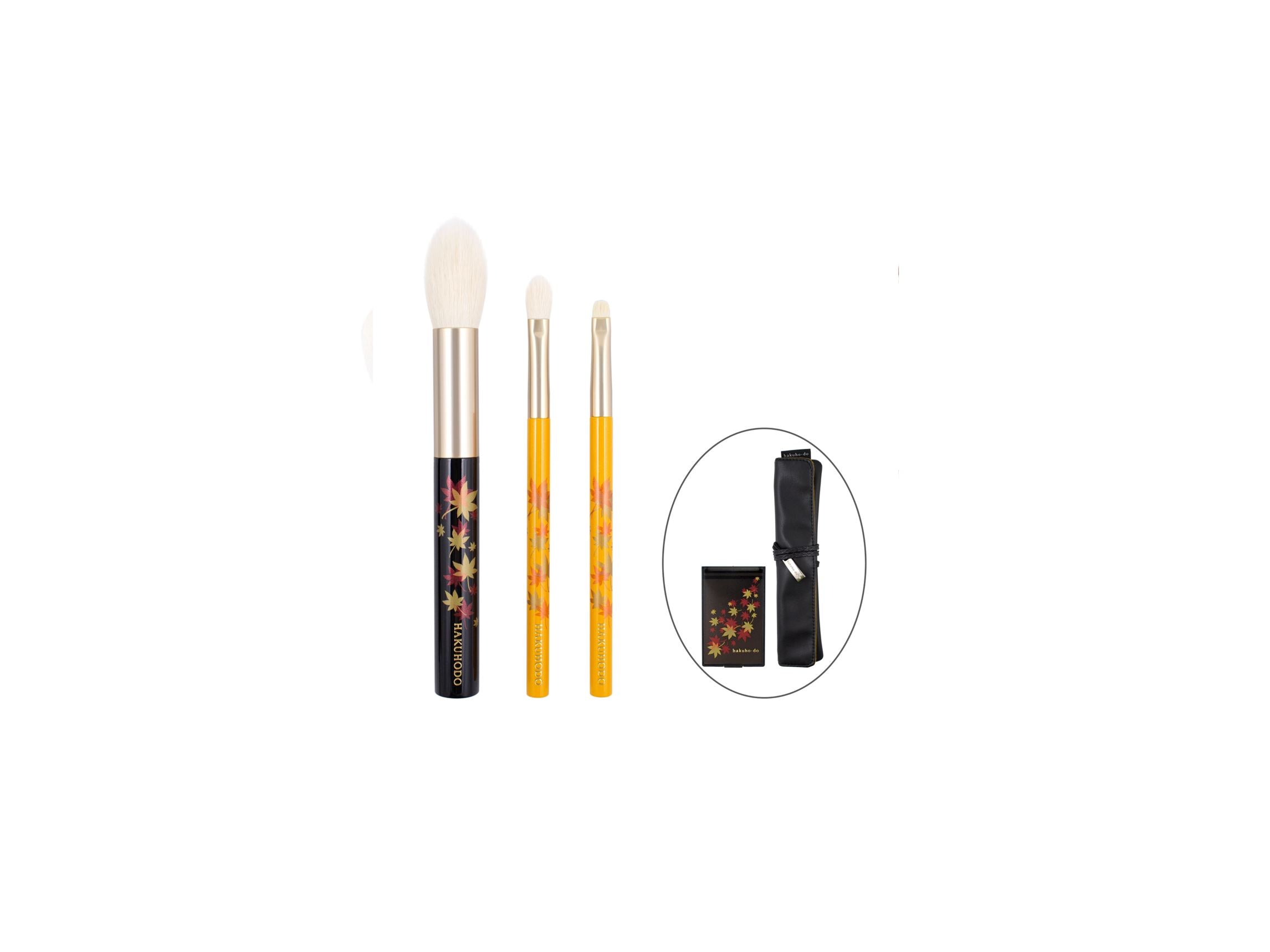 メイク道具・化粧小物 New makeup brush CDJapan : KOYUDO Yoshiki Silver fox 5-pieces brush set Y-SF5
