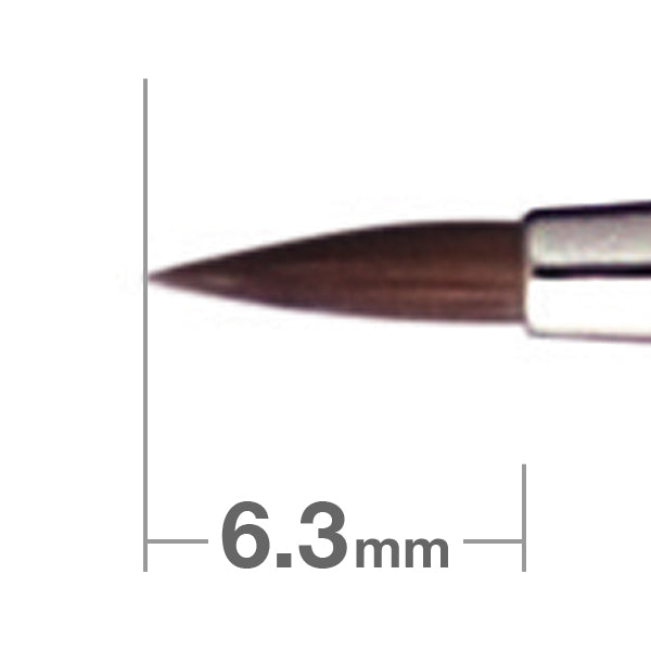 J007BkSL Eyeliner Brush Round [HB0533]